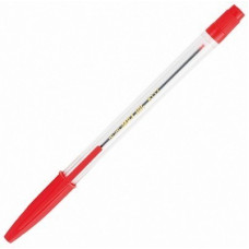 Ручка шариковая CLASSIC, красные чернила, Buromax
